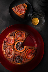 Blood Orange upside down cake 
