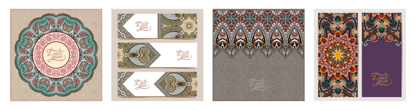 Moroccan template with place for your text, you can be used for invitation card, postcard
