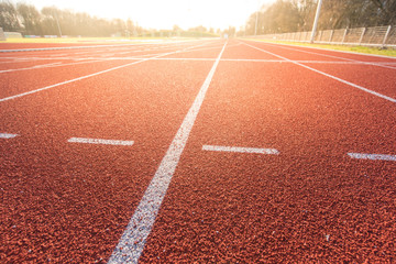 Fototapeta premium running track in the stadium