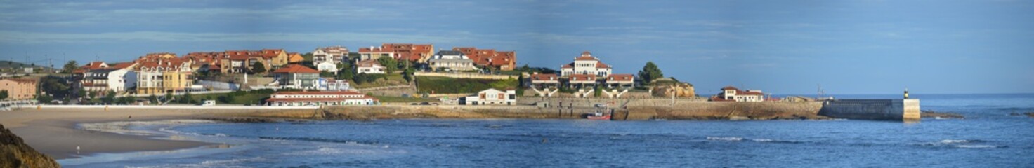 Panorama of Comillas, Cantabria
