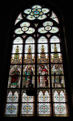 stained glass window