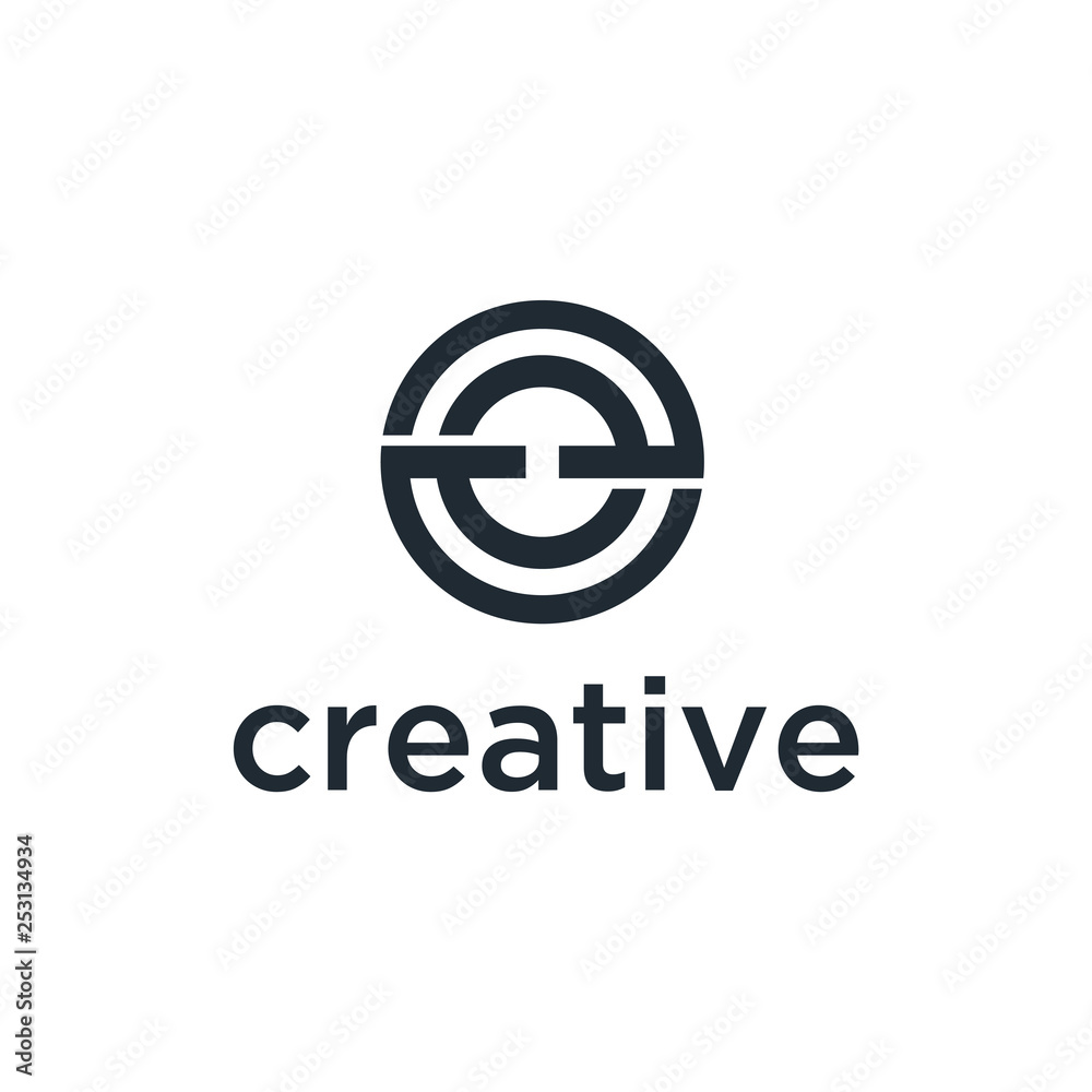 Aufkleber building logo vector design template