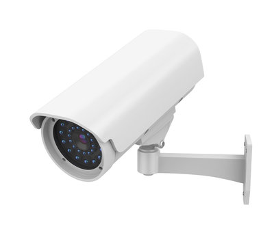 Surveillance CCTV Security Camera Isolated