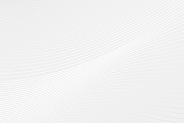 Abstract vector curve pattern. Grey and white gradient wave background. Illustration for design, presentation, sample, decoration, web, concept