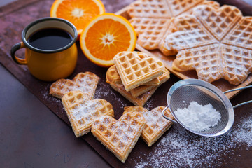 delicious homemade waffles