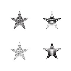 4 inch wide star-shaped backline for rhinestones or studs.