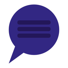 speech bubble message icon