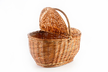 basket isolated on white background