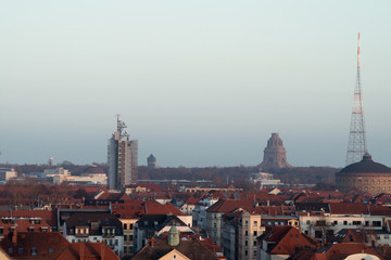 Panoramic View Over Leipzig