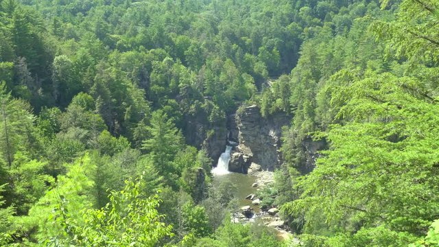 199 North Carolina - Waterfall far away