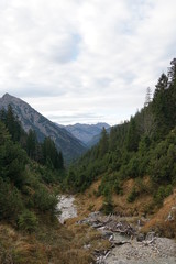 Fototapeta na wymiar Mountain view, hiking, hochplatte, Germany, alps