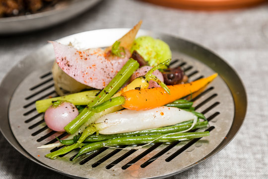 L&eacute;gumes cuits &agrave; la braise de saison