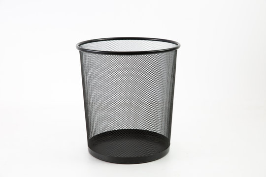 trash can isolated on white background