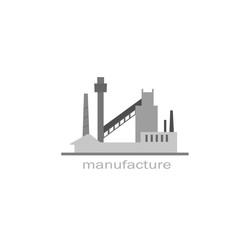 Obraz premium Image of industrial premises. Suitable for creating corporate identity, logo, advertising