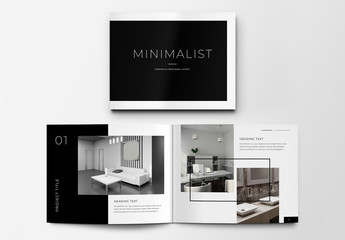 Minimalist Portfolio Brochure Layout