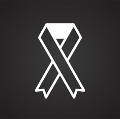 Awareness icon on background for graphic and web design. Simple vector sign. Internet concept symbol for website button or mobile app.