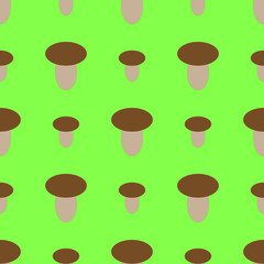 Seamless pattern on the green background