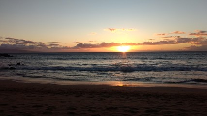 Obraz premium Sunset in Maui