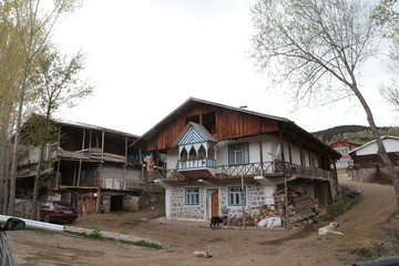 green village views. savsat/artvin/turkey