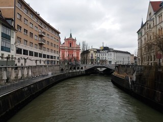 Fototapeta na wymiar The charm of Ljubljana