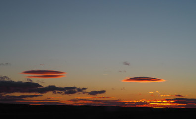 Nubes lenticulares gallocanta