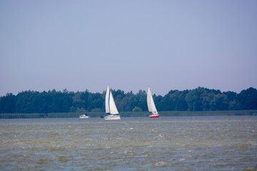 sailboats and lakes