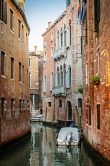 Fototapeta na wymiar Venice traditional canals