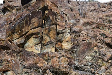 large stone walls