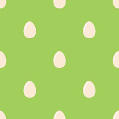 Small cartoon eggs pattern