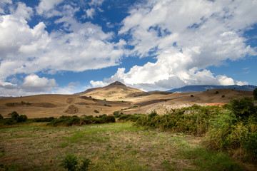 Panorami della campagna siciliana