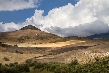 Panorami della campagna siciliana