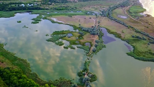 Aerial view of Yatata wildlife protected area