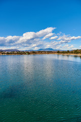 Lake schwarzl near Graz in Austria.