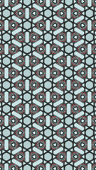 Ornate geometric pattern and abstract colored background