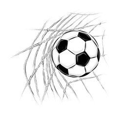 Soccer ball goal