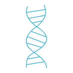 cute cartoon DNA strand