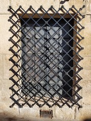 A window grid, antique