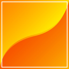 orange gradient banner web template frame orange background square blank and copy space for advertising banner promotion sale discount on media social online marketing products