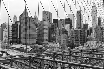 Manhattan from Brooklyn bridge