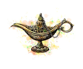 Fototapeta premium Aladdin Magic Lamp