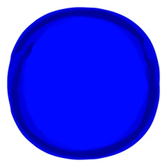 circle blue colors with watercolor texture for background, blue circle empty frame of water color, banner art circle frame mixed of multicolor, circle frame blue watercolor banner blank