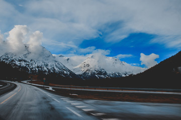 road in mountains