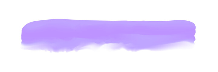 purple stripe painted in watercolor on clean white background, purple watercolor brush strokes, illustration paint brush digital soft in concept water color art, colors acrylic water color paint stain