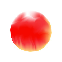 red watercolor stains circles colors in concept digital painting, illustration red colors soft in water color art paint style, water color red pastel art for background card banner and advertising