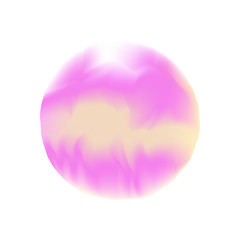 pink watercolor stains circles colors in concept digital painting, illustration pink colors soft in water color art paint style, water color pink pastel art for background card banner advertising
