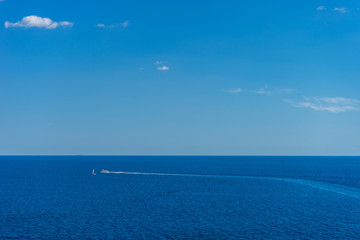 Italy, Cinque Terre, Vernazza, a large body of water