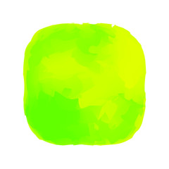 green watercolor stains circles colors concept painting, green colors stains in water color art paint style art, watercolor colors mixed pastel soft for background card banner advertising