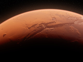 3d rendered illustration of the mars valles marineris © Sebastian Kaulitzki