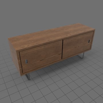 Wooden sideboard