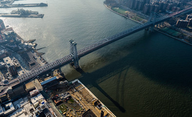 View on the Hudson river and its bridge